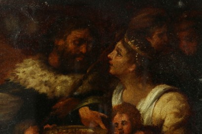 Davide,Betsabea e Salomone infante