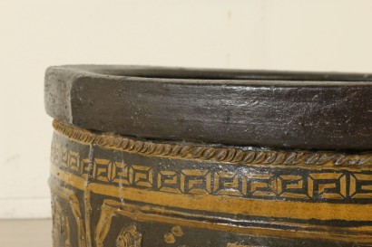 Antiquitäten, Antike, Keramik, antike Keramik, Bemalte Vase, # {* $ 0 $ *}, #Antiquitäten, #Antike, #Keramik, #CeramicAntica, #Vasodipinto, #madeinItaly