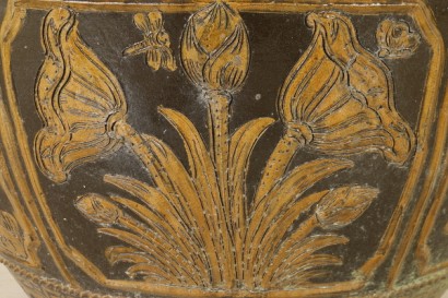Antiquitäten, Antike, Keramik, antike Keramik, Bemalte Vase, # {* $ 0 $ *}, #Antiquitäten, #Antike, #Keramik, #CeramicAntica, #Vasodipinto, #madeinItaly