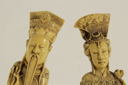 Coppia statue orientali, antiquariato, oggettistica, #antiquariato, #oggettistisca, #Coppiastatueorientali
