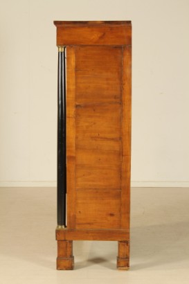 antiquriato, aleta, secretaire, secretaire Imperio estilo madera maciza de cerezo, secretaire, secretaire 800 el Imperio, seretaire Italia, Lombardia, secretaire con certificado