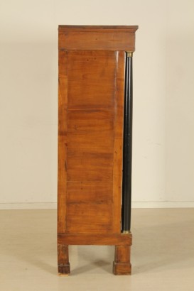 antiquriato, aleta, secretaire, secretaire Imperio estilo madera maciza de cerezo, secretaire, secretaire 800 el Imperio, seretaire Italia, Lombardia, secretaire con certificado