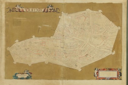 Joan Blaeu (1599-1673),Mappa di Urbino