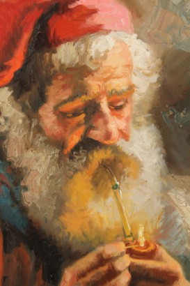 arte del novecento, arte del 900, a. basile, dipinti del 900, olio si tela, ritratto di uomo, ritratto di uomo con pipa, ritratti di a. basile