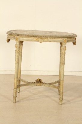 Bottega del 900, Neo-Renaissance-Stil Couchtisch, Couchtische, lackiertes Holz Couchtisch, Couchtisch 900 Ziel Italien, 900