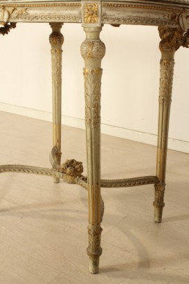 Bottega del 900, Neo-Renaissance-Stil Couchtisch, Couchtische, lackiertes Holz Couchtisch, Couchtisch 900 Ziel Italien, 900