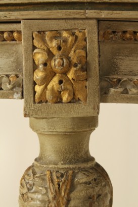 Bottega del 900, Neo-Renaissance-Stil Couchtisch, Couchtische, lackiertes Holz Couchtisch, Couchtisch 900 Ziel Italien, 900