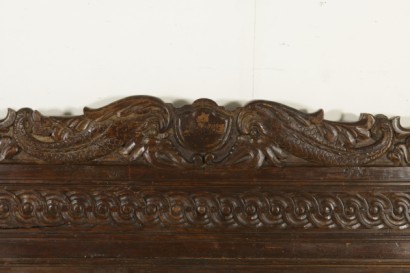 Letto intagliato Spagna - particolare