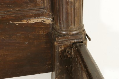 Letto intagliato Spagna - particolare