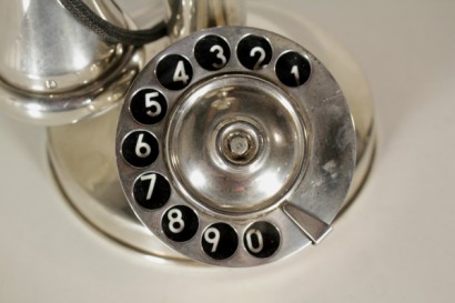 Telefono a candela - particolare