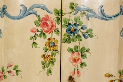 Credenza dipinta - particolare
