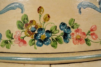 Credenza dipinta - particolare