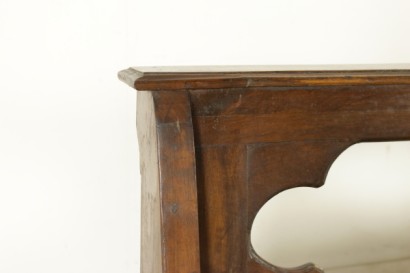 Antikes Holz Bank-detail