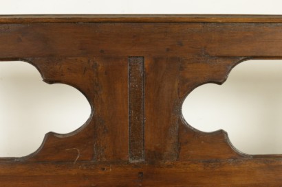 Antikes Holz Bank-detail
