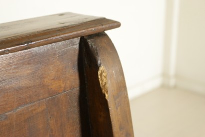 Antikes Holz Bank-detail