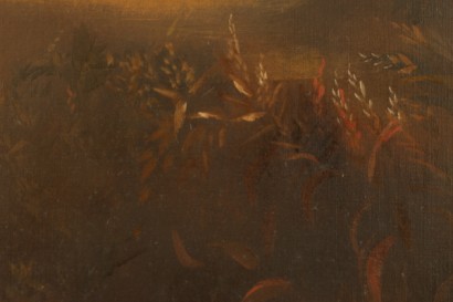 Paesaggio notturno con figure - particolare
