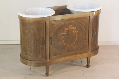 Bottega del 900, liberty, évier lavabo évier tôt 900 acajou de style liberty, évier évier Italie, 900 liberty, liberty, lavabo