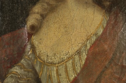 Coppia di ritratti di nobildonne - particolare