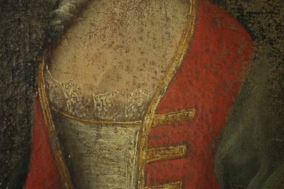 Coppia di ritratti di nobildonne - particolare