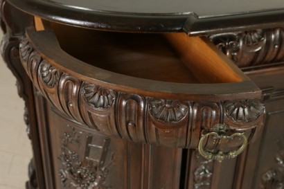 Buffet-Renaissance-detail dévers Secrétaire