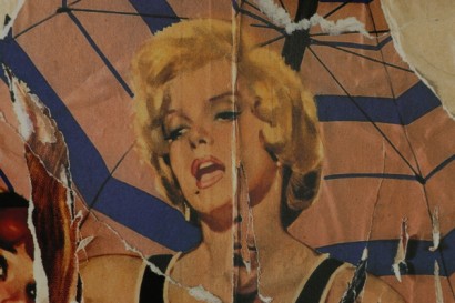 Mimmo Rotella (1918 – 2006), some like it hot-detail