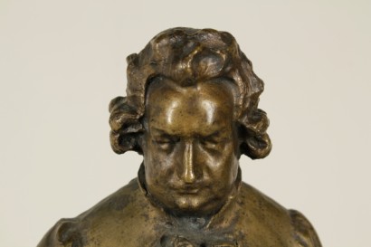Bronze de Cesare Beccaria-détail