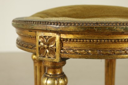 hocker, vergoldeter hocker, geschnitzter hocker, 900 hocker, neoklassizistischer hocker, neoklassizistischer stil, # {* $ 0 $ *}, #hocker, #stoolodorato, #stoolcarved, # stool900, #stooloclassico, #stileneoclassico