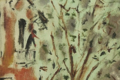 arte del novecento, arte del 900, pisis, scorcio di venezia, venezia nel 900, dipinto ad olio, dipinti del novecento, dipinti di venezia, dipinti su venezia