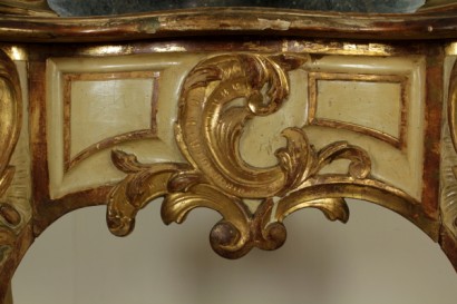 Table console-planteur avec miroir-détail