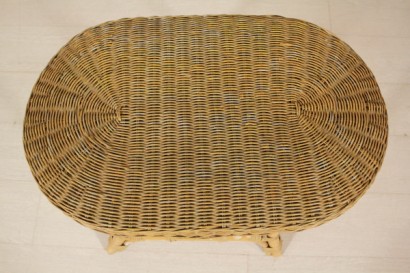 Salottino in vimini - tavolino