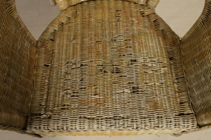 Salottino in vimini - poltrona