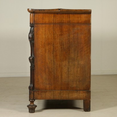 commode, commode en noyer, commode en plume de noyer, plume de noyer, commode 800, commode fin 800, {* $ 0 $ *}, anticonline