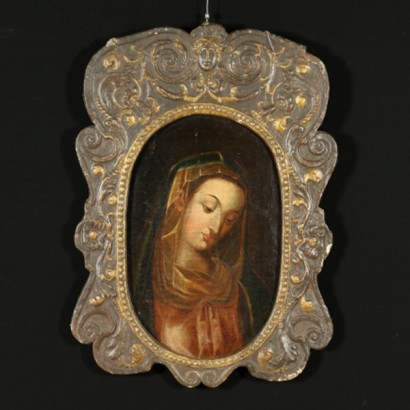Visage de la Vierge Marie ou Saint