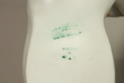 antiquariato, ceramiche, tarcisio tosin, gattini che giocano, maiolica, firmato, ceramica italia