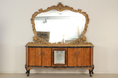 bottega del 900, arredi completi, sala stile chippendale, sala radica, credenza radica, vetrina radica, sedie radica, sala 900, credenza 900, vetrina 900, sedie 900, sala chippendale, credenza chippendale, vetrina chippendale, sedie chippendale, italia