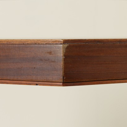 tavolo, tavolo anni 60, tavolo di design, tavolo di modernariato, tavolo vintage, tavolo design italiano, design italiano, tavolo in teak, tavolo impiallacciato teak, di mano in mano, anticonline, tavolo ottagonale, tavolo teak