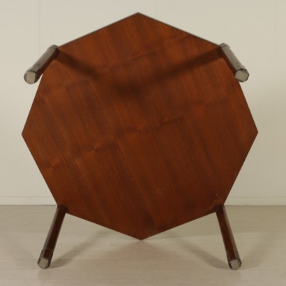 tavolo, tavolo anni 60, tavolo di design, tavolo di modernariato, tavolo vintage, tavolo design italiano, design italiano, tavolo in teak, tavolo impiallacciato teak, di mano in mano, anticonline, tavolo ottagonale, tavolo teak