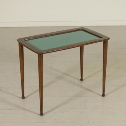 coffee table, coffee table 50s, 50s, vintage coffee table, designer coffee table, Italian design, Italian design coffee table, modern antiques coffee table, walnut stained table, walnut stained, {* $ 0 $ *}, anticonline