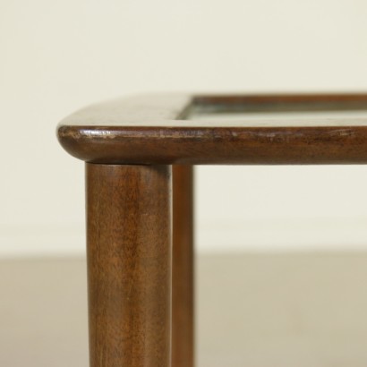 coffee table, coffee table 50s, 50s, vintage coffee table, designer coffee table, Italian design, Italian design coffee table, modern antiques coffee table, walnut stained table, walnut stained, {* $ 0 $ *}, anticonline
