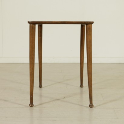 coffee table, coffee table 50s, 50s, vintage coffee table, designer coffee table, Italian design, Italian design coffee table, modern antiques coffee table, walnut stained table, walnut stained, {* $ 0 $ *}, anticonline