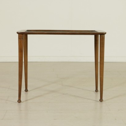 coffee table, coffee table 50s, 50s, vintage coffee table, designer coffee table, Italian design, Italian design coffee table, modern antiques coffee table, walnut stained table, walnut stained, {* $ 0 $ *}, anticonline