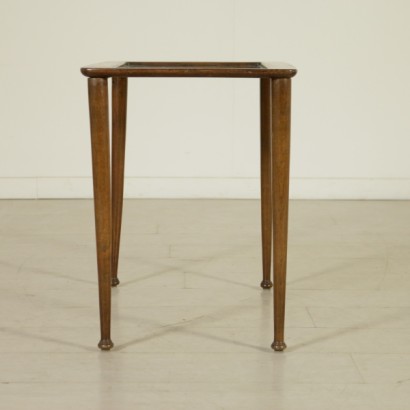 coffee table, coffee table 50s, 50s, vintage coffee table, designer coffee table, Italian design, Italian design coffee table, modern antiques coffee table, walnut stained table, walnut stained, {* $ 0 $ *}, anticonline