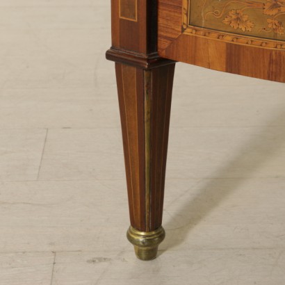 Paire cantonal de marbre haut-détail