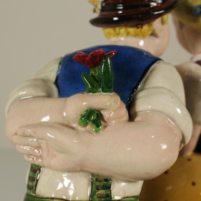 Keramik-Kunst der Pfeil, Liebespaar