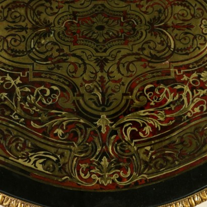 Plan de table style Boulle-détail