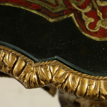 Plan de table style Boulle-détail