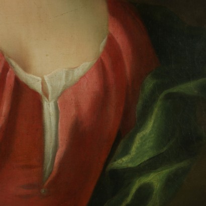 Detalle de retrato femenino