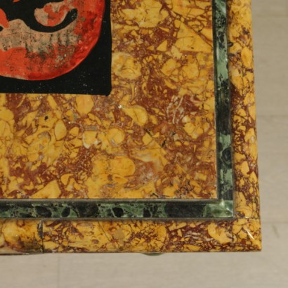 {* $ 0 $ *}, mesa de mármol y escayola, mesa antigua, mesa antigua, mesa de principios del siglo XX, mesa de principios del siglo XX, mesa de principios del siglo XX, mesa de escayola, mesa de estilo barroco, estilo barroco