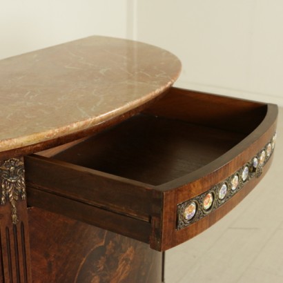 buffet, buffet demi-lune, buffet ancien, buffet ancien, buffet acajou, buffet palissandre, buffet début 900, buffet 900, buffet marqueté, {* 0 $ *}, anticonline