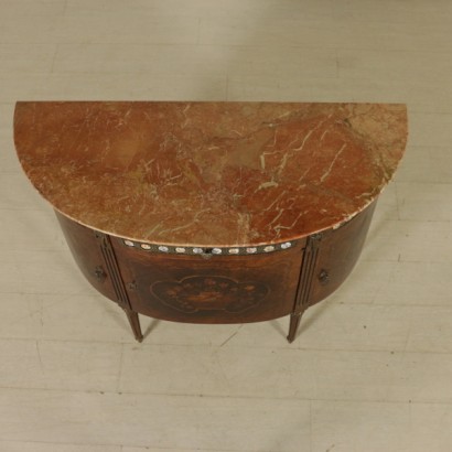 buffet, buffet demi-lune, buffet ancien, buffet ancien, buffet acajou, buffet palissandre, buffet début 900, buffet 900, buffet marqueté, {* 0 $ *}, anticonline